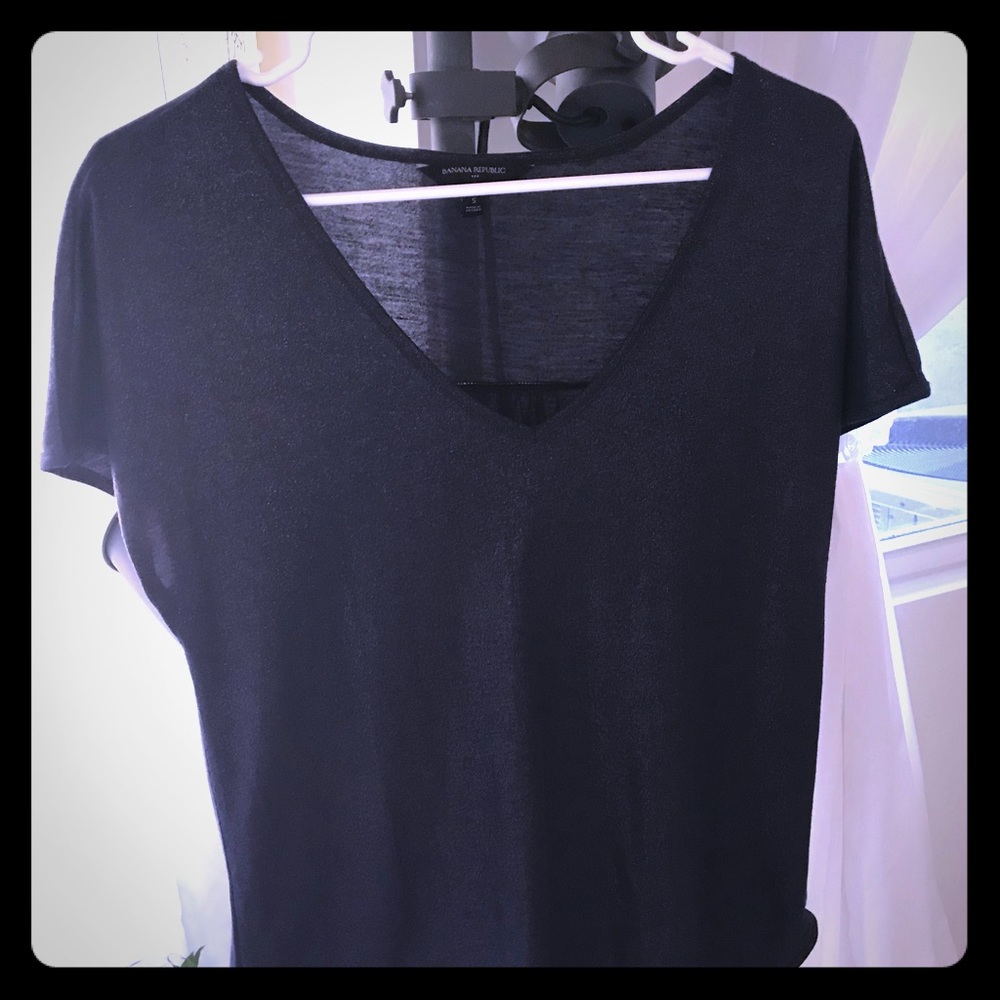 Banana Republic blue navy shirt